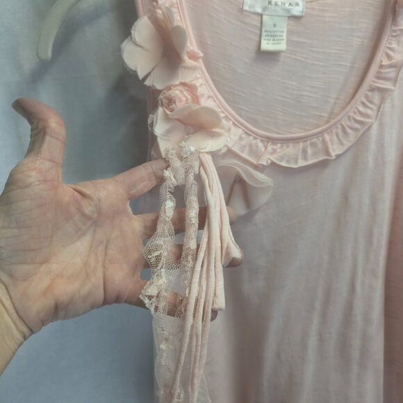 NWT Kenar Size Small Peach Colored Tank - Picture 4 of 12